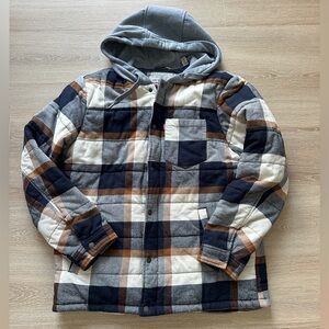 Levi's Cotton Plaid Quilted Puffer NWOT